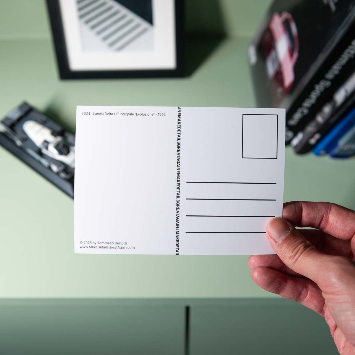 Postcard #004 - Lancia Delta HF Integrale "Evoluzione"