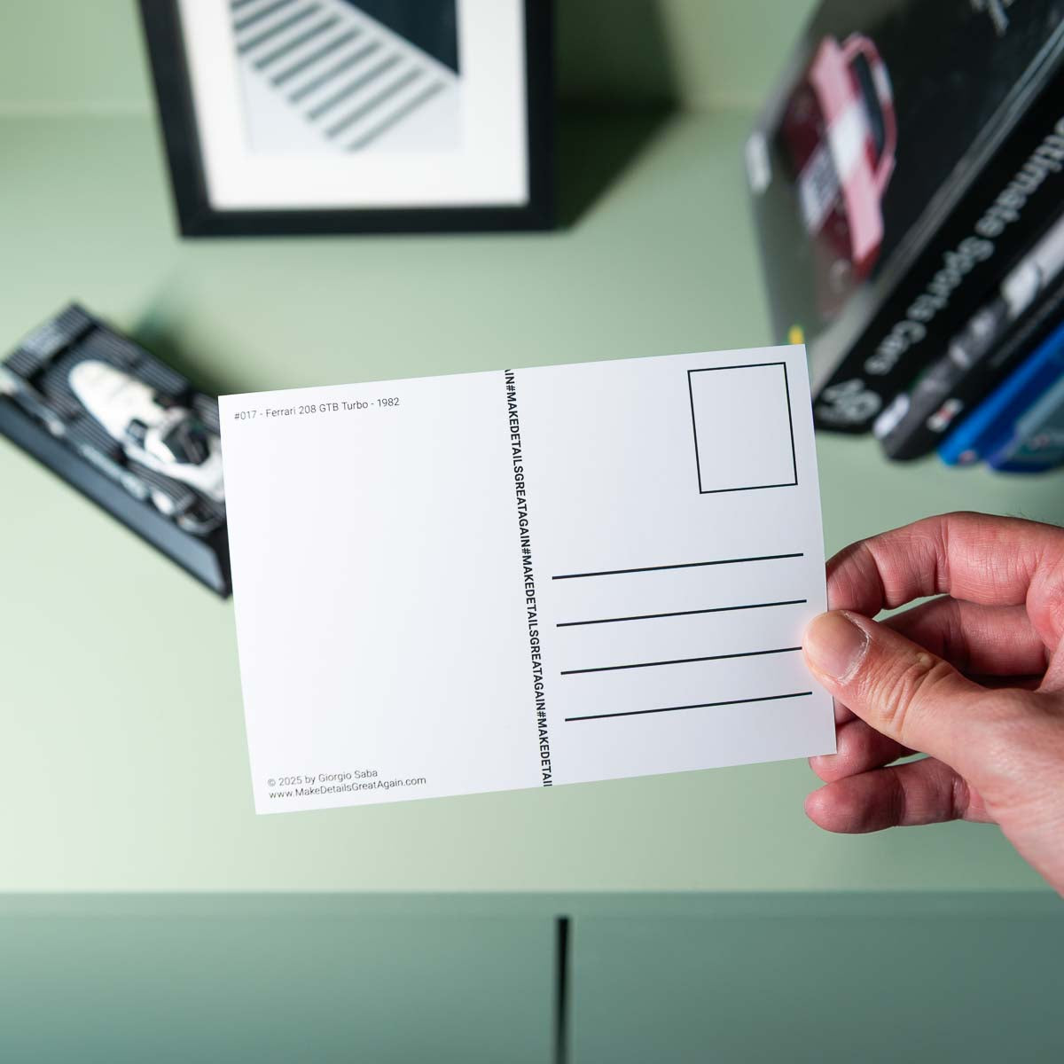 Postcard #017 - Ferrari 208 GTB Turbo